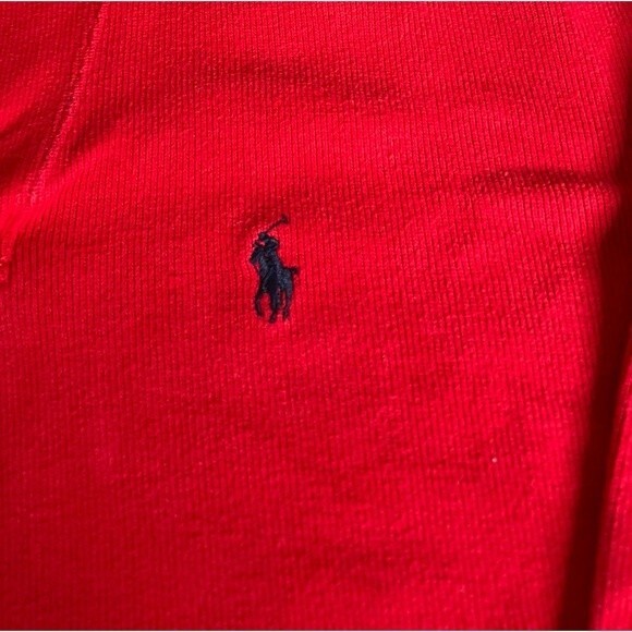 Vintage Polo Ralph Lauren Sweater red Pullover Mens Size XL - Picture 7 of 16
